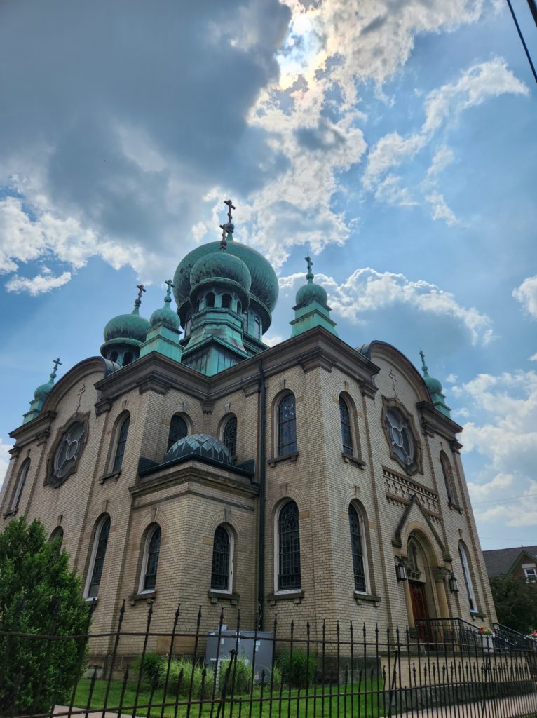 The St. Theodosius Orthodox Cathedral in Cleveland, OH. Located at 733 Starkweather Avenue, in the Tremont area.