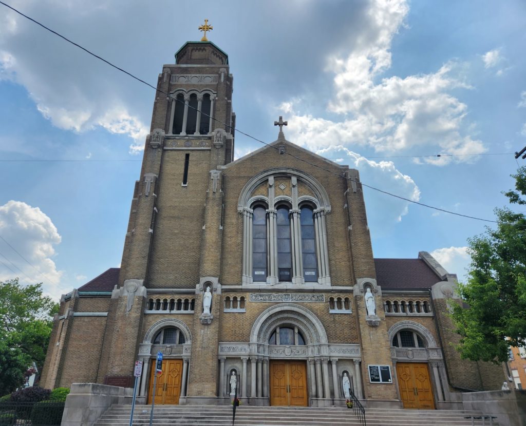 The St. John Cantius Roman Catholic Church in Cleveland, OH. Located at 906 College Ave.