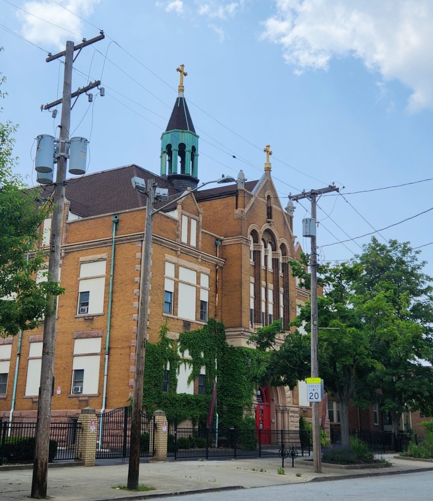 St. John Cantius Church School in Cleveland, OH. Located on the same street as the church. 