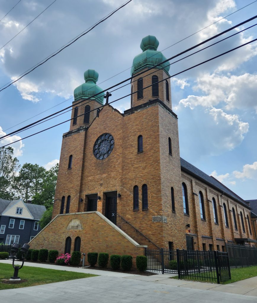 The St. Vladimir Ukrainian Orthodox Cathedral in Cleveland, OH. Located at 5913 State Rd.